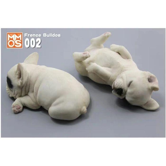 新款树牛脂萌睡法斗真法国斗仿动犬物模型汽车车M082内车用饰品小 - 图2