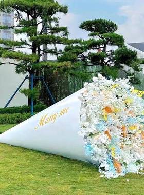 网红巨型花束商业展示落地式装饰品美化空间照片签到道具大花束