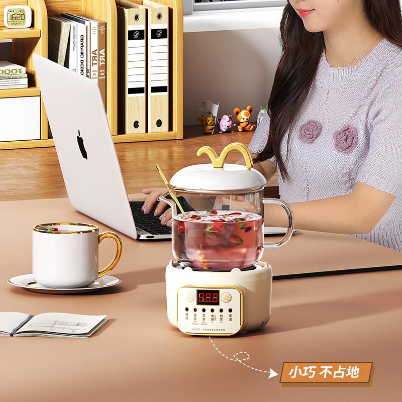 养生壶迷你办公室小型养生杯多功能煮茶壶mini煮茶器玻璃一人用 - 图0