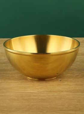 铜碗亮面铜碗家居工艺品器皿用品摆设供奉用光面铜碗器具