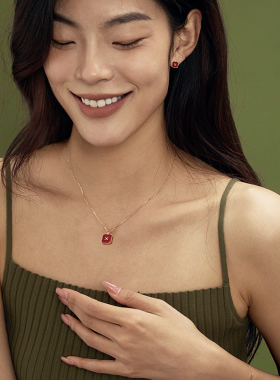 杜蔻柿柿顺意项链圣诞生日礼物