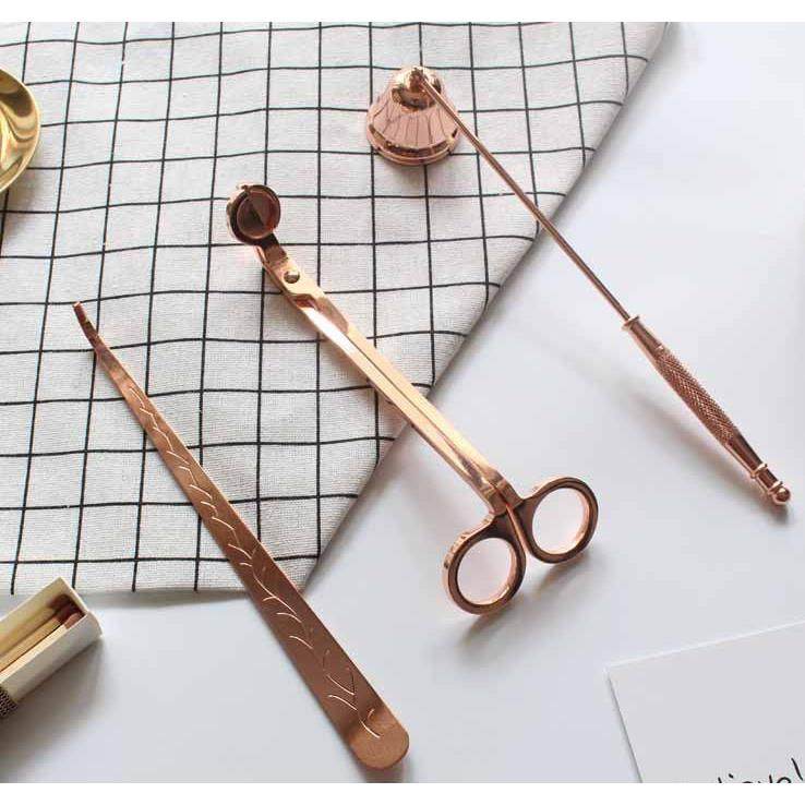 香薰蜡烛工具套装 烛心剪刀 灭烛器灭烛罩蜡烛钩灭烛配件三件套,淘宝优惠券,粉丝福利购,淘宝优惠卷