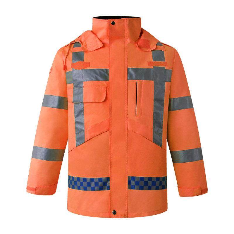 cnss反光棉衣道路交通安全加厚棉袄男荧光骑行外套大衣冬季防寒服,淘宝优惠券,粉丝福利购,淘宝优惠卷