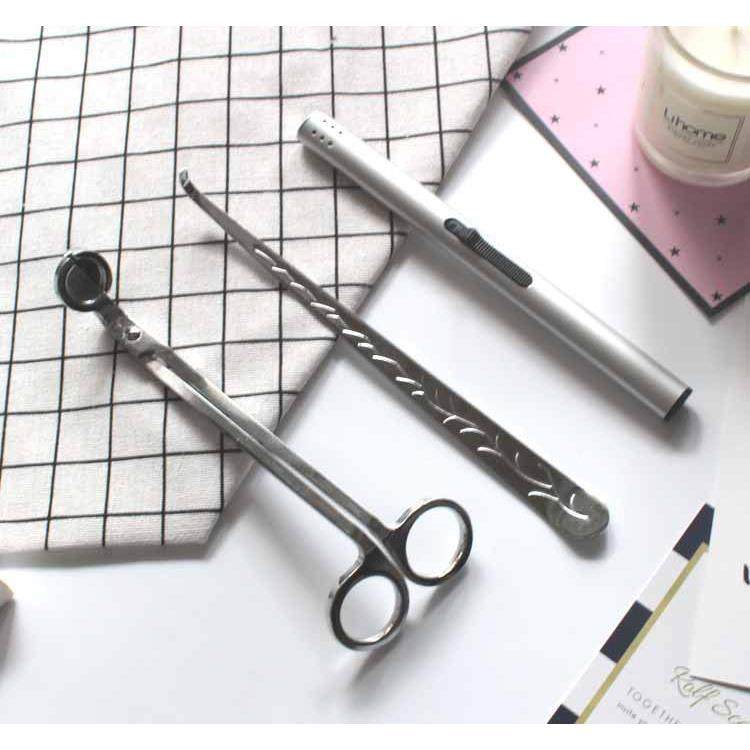 香薰蜡烛工具套装 烛心剪刀 灭烛器灭烛罩蜡烛钩灭烛配件三件套,淘宝优惠券,粉丝福利购,淘宝优惠卷