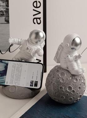 北欧宇航员收纳纸巾盒创意酒架摆件太空人客厅家居装饰品摆件软装