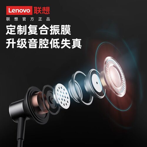 联想HE05X挂脖式蓝牙耳机运动跑步专用高音质适用于苹果华为小米 - 图0