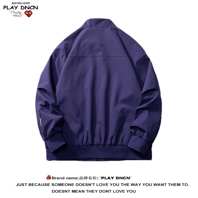 PLAY DCDN2025新款秋冬高级感冷淡系运动登山服立领防风防水 - 图0
