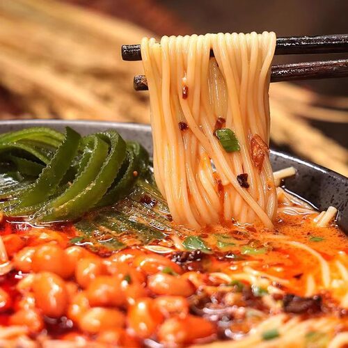 麻酱米线桶装免煮即食方便速食冲泡型米粉丝网红宿舍懒人宵夜食品-图1