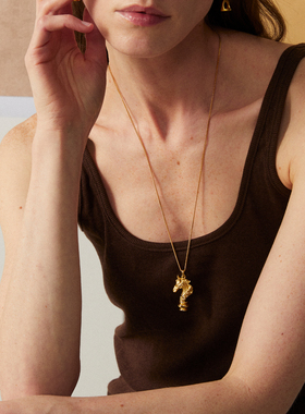 暮后之地马年限定骑士项链情侣款