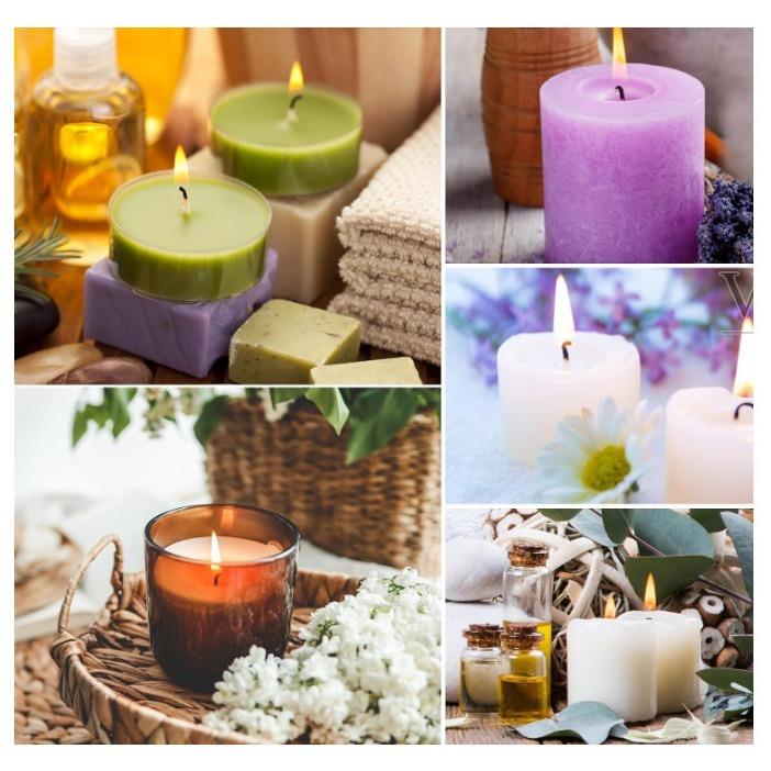 蜡烛制作圆形加热器底盘不锈钢融蜡杯蜡搅拌器防烫垫蜡烛入门套装 - 图2