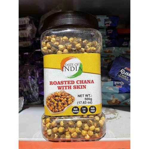 Indian food Roasted chana with skin 500g 印度烤鹰嘴豆小吃 - 图1