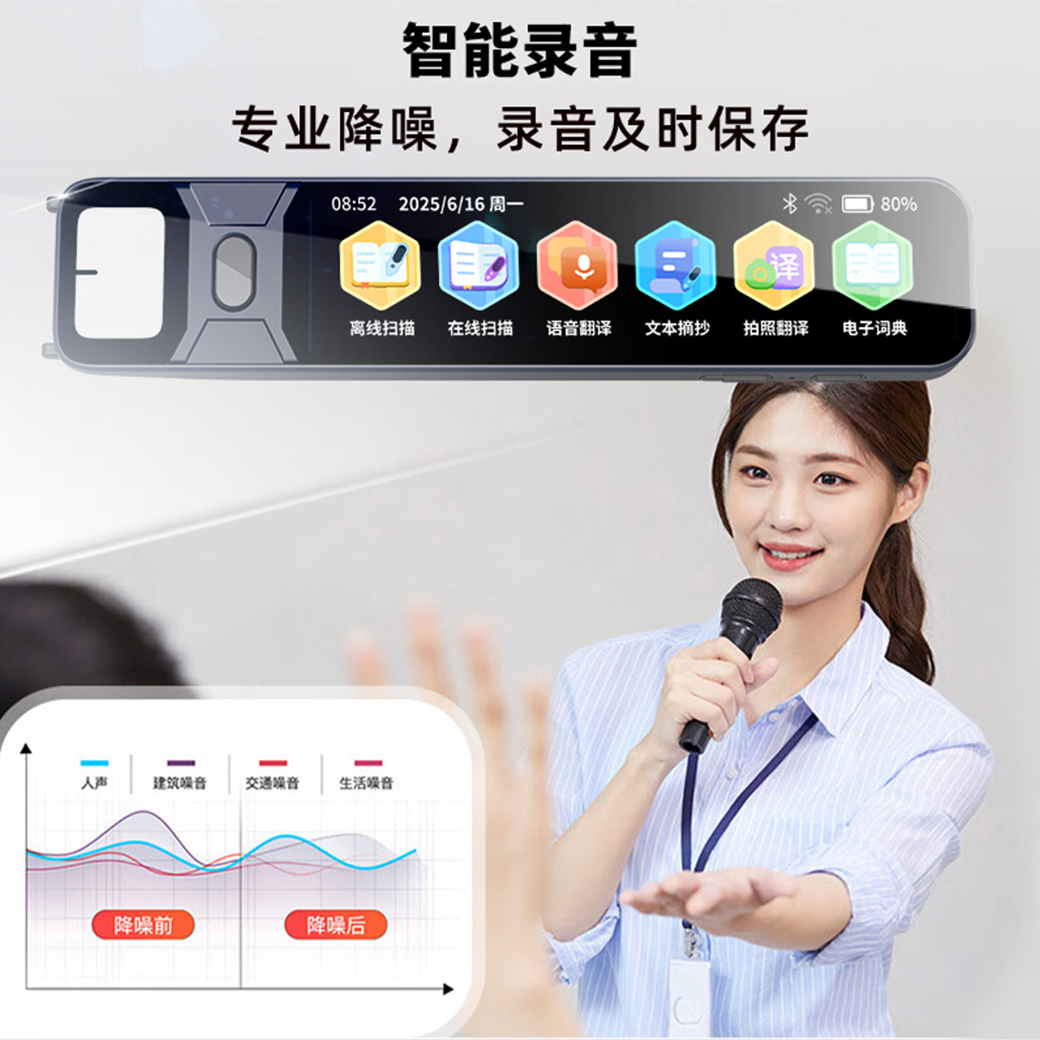 俄语专用2025新款多国语言翻译机同声翻译器离线扫描拍照传译托福跨境韩日语AI语音智能便携小型中英语翻译笔,淘宝优惠券,粉丝福利购,淘宝优惠卷