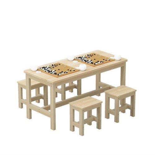 实木围棋桌套装象棋桌五子棋桌培训桌教学围棋桌椅组合棋盘桌两用 - 图3