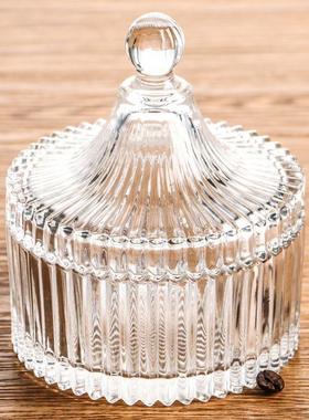 蜡烛杯 厂家直销 玻璃糖缸 水晶蒙古包 玻璃蜡烛杯 玻璃糖缸