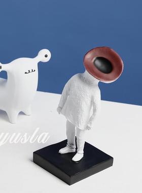 简约卡通可爱摆件样板间客厅电视柜酒柜儿童房软装饰品玄关柜摆件