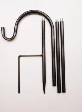 跨境牧羊花园用具户外灯盆栽铁艺支架工艺品庭院婚庆场景装饰挂钩