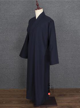 厂家直供 尚心圆 加厚加绒 道长袍 道冬装长褂长衫法衣道装长款