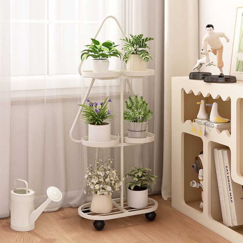 家用铁艺多层阳台置物架高端摆件展示架室K内可移动客厅落地式花,淘宝优惠券,粉丝福利购,淘宝优惠卷