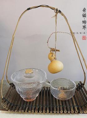 新中式禅意样板房间摆件组合售楼处会所酒店玄关全案装饰卷轴花艺