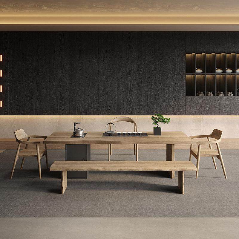 大板全实木茶桌椅组合现代简约家用嵌入一体式功夫茶台新中式茶桌,淘宝优惠券,粉丝福利购,淘宝优惠卷