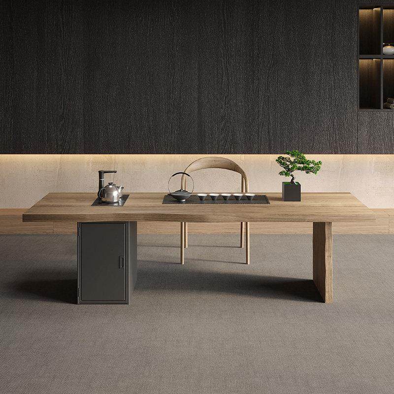 大板全实木茶桌椅组合现代简约家用嵌入一体式功夫茶台新中式茶桌,淘宝优惠券,粉丝福利购,淘宝优惠卷