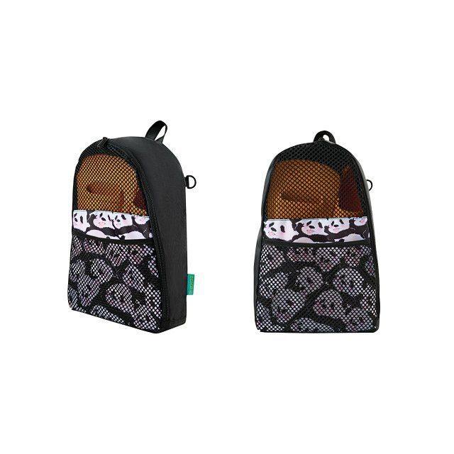 ZOKE洲克新款挂包户外轻便游泳运动熊猫款脚蹼拖鞋洗漱用品挂包,淘宝优惠券,粉丝福利购,淘宝优惠卷