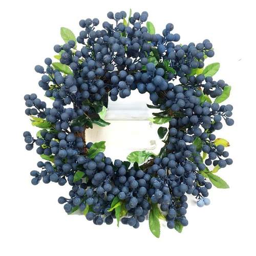 仿真果子花环门挂墙饰家居装饰圣诞派对花环外贸 - 图3