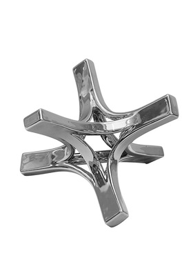 现代简约几何六角摆件家居饰品样