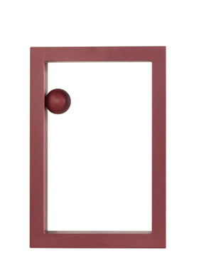 带球方形收纳与圆圈摆件家居客厅