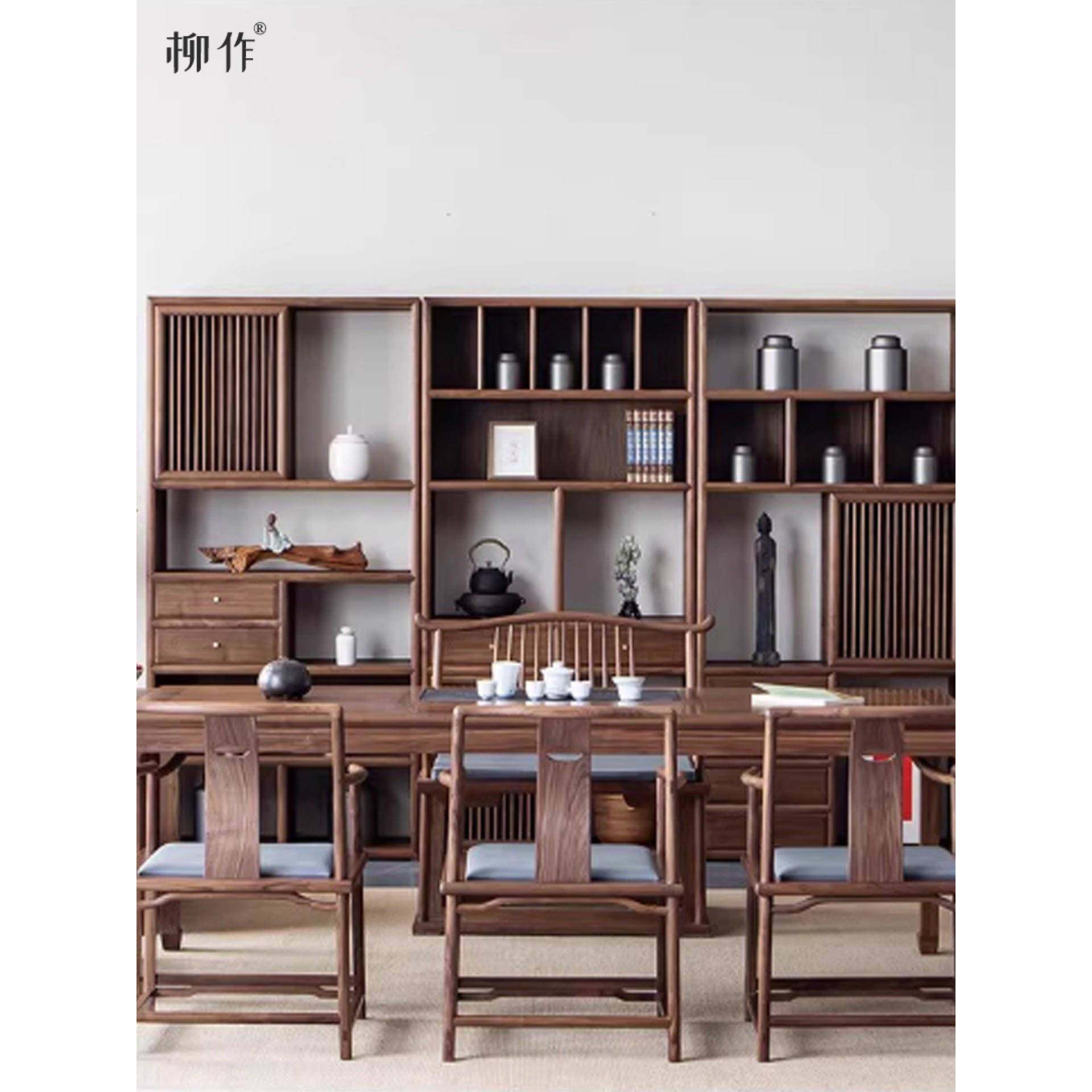 柳作2025新款实木茶桌椅组合新中式宋式美学茶室马蹄功夫泡茶台,淘宝优惠券,粉丝福利购,淘宝优惠卷