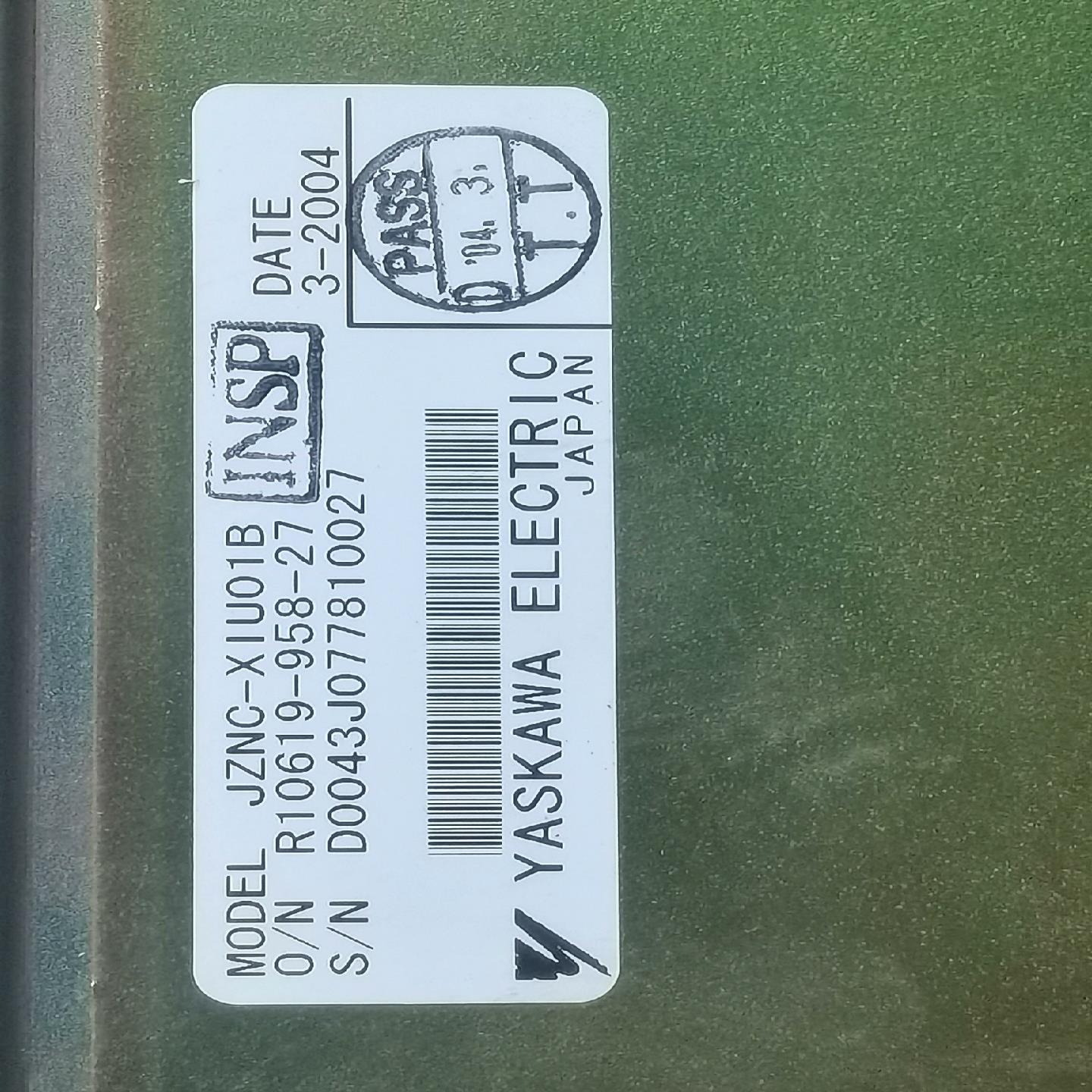 议价~安川XRC控制柜IO模块 型号JZNC-XIU01B 拆 - 图0