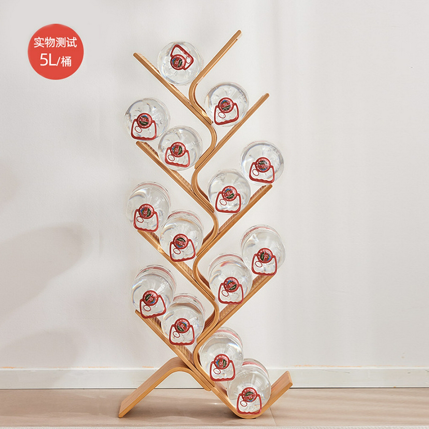 曲天下简易树形书架落地置物架靠墙客厅创意书柜卧室书桌旁收纳架 - 图1