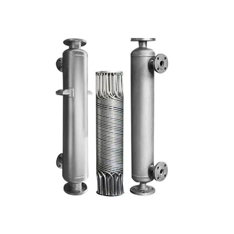 不锈钢管式换热器导热油热交换器螺旋缠绕式蒸汽换热器冷凝器 - 图3