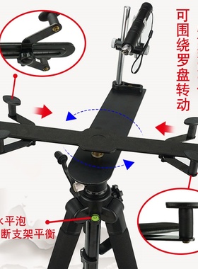 【真无磁】可转换激光罗盘支架