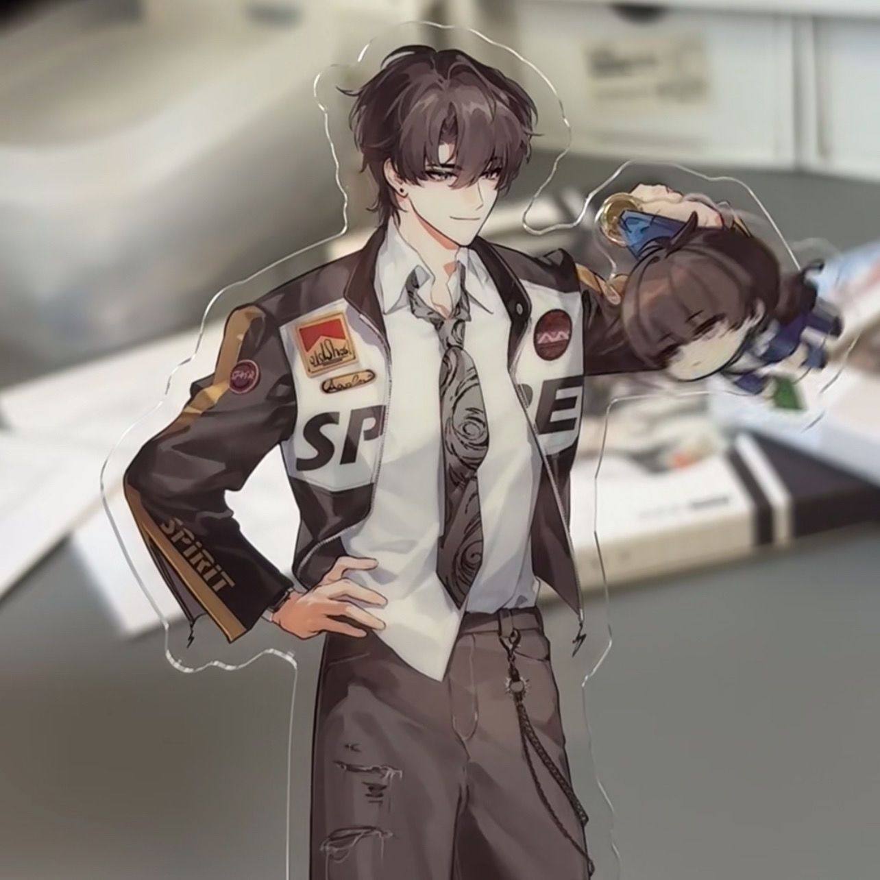 新款伪装学渣贺朝谢俞创意亚克力摇摇立牌可爱高颜值桌面摆件礼物,淘宝优惠券,粉丝福利购,淘宝优惠卷