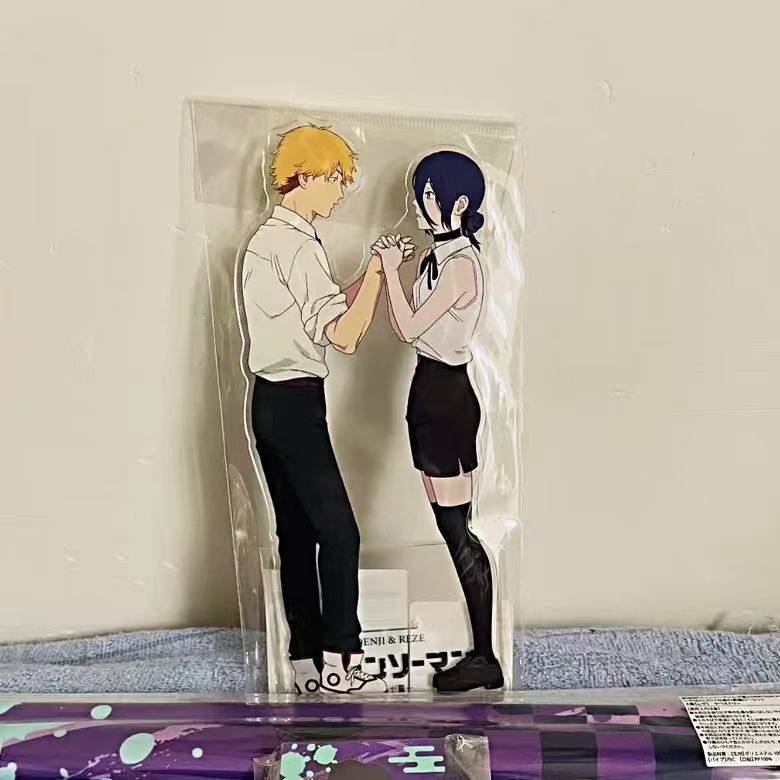 电锯人剧场版蕾塞电次牵手表白烟花双人立牌桌面摆件收藏装饰礼物,淘宝优惠券,粉丝福利购,淘宝优惠卷