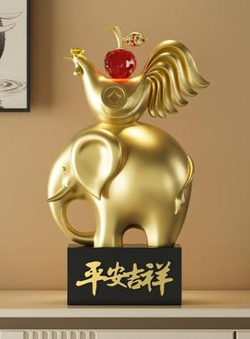 吉象摆意件轻平安吉祥奢高档客柜2025新款电视柜装饰酒品创乔厅迁