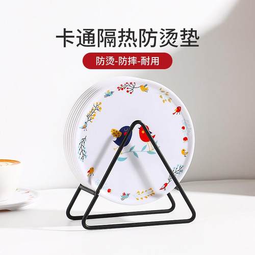 高感隔热垫垫陶餐桌防烫垫仿瓷砂锅垫耐高温防热垫餐级盘碗垫杯垫 - 图2