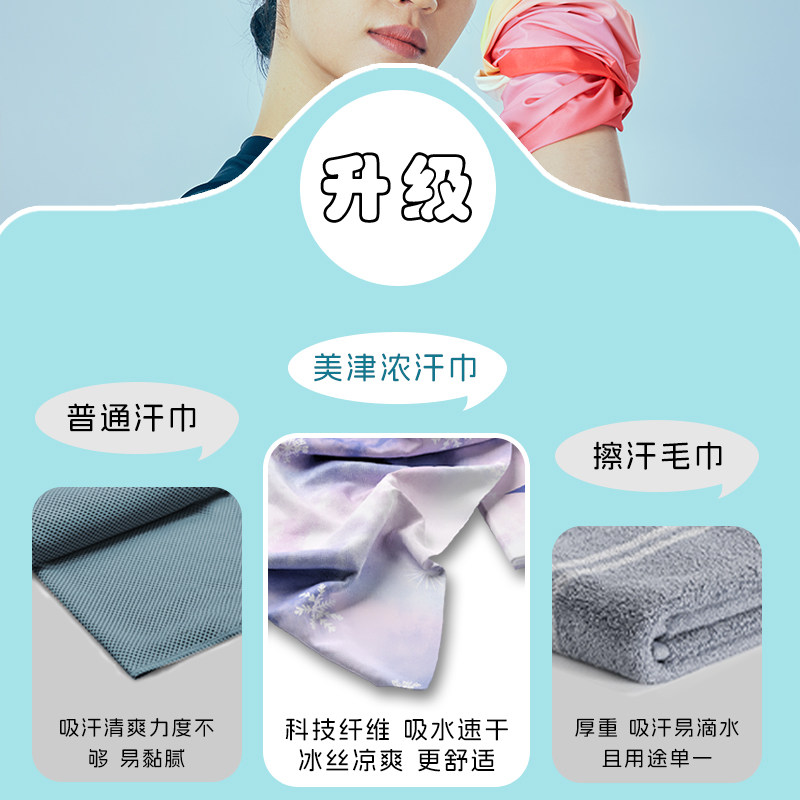 美津浓运动护腕男夏季冷感吸汗擦汗手腕巾跑步健身专用马拉松腕带,淘宝优惠券,粉丝福利购,淘宝优惠卷