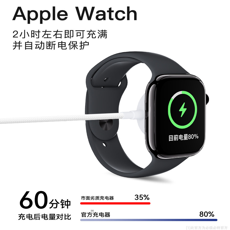 适用苹果手表充电器s11头applewatch充电线s10便携认证原s9/S8/S7/S6/se/ultra3/2iwatch充电器mf无线快充装i,淘宝优惠券,粉丝福利购,淘宝优惠卷