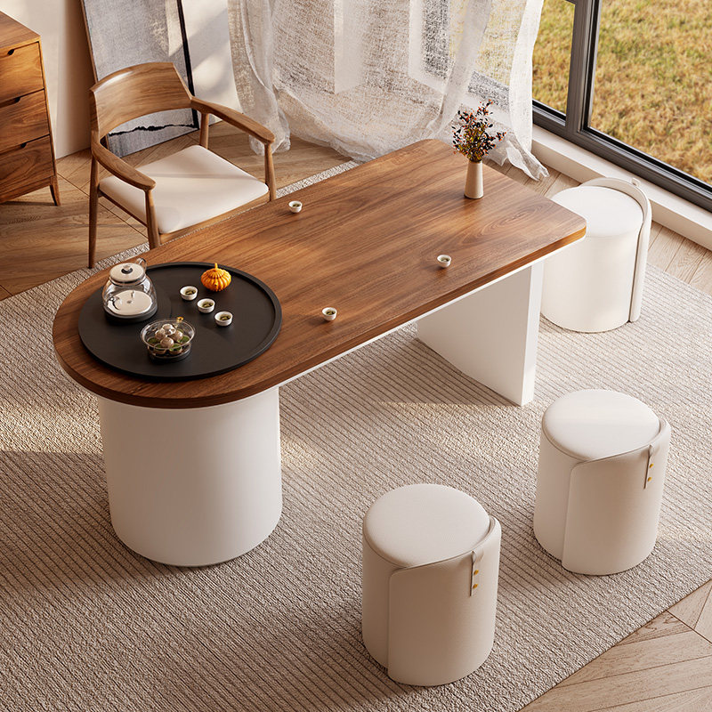 新中式实木茶桌椅组合家用阳台小户型现代简约禅意办公室泡茶桌子,淘宝优惠券,粉丝福利购,淘宝优惠卷