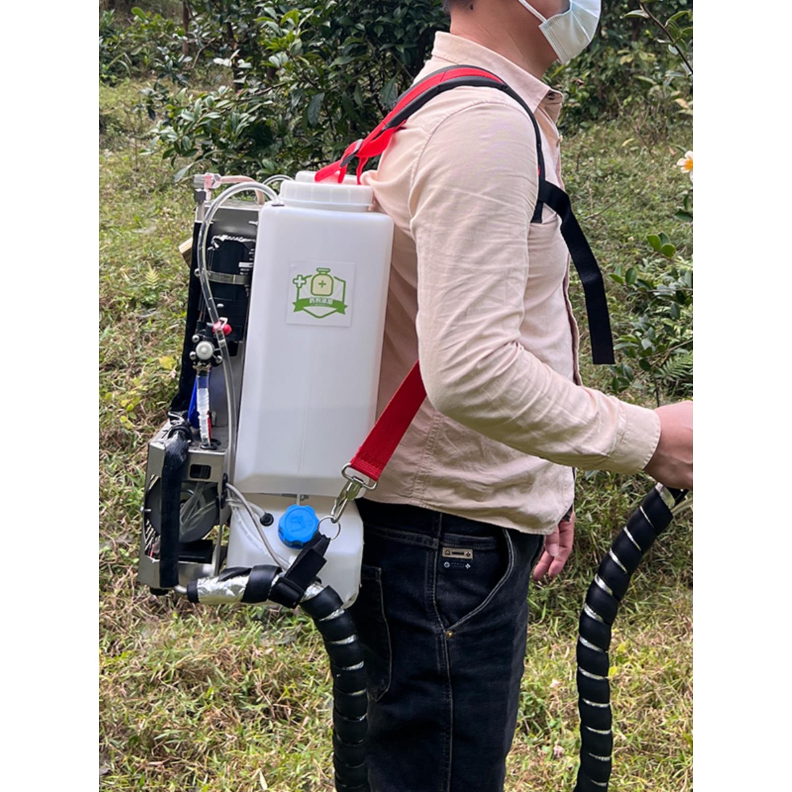 激波雾化打药机水雾冷雾机弥雾机农用汽油打药机电动喷雾器消毒机 - 图1