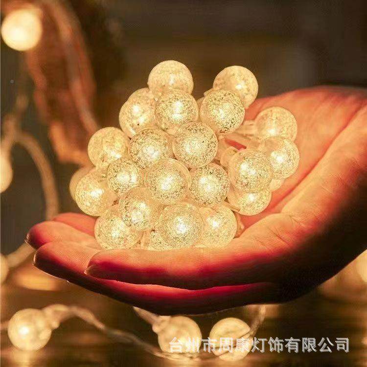 泡球LED灯串户外水太阳气能露营WJO庭院防水晶灯圣节诞日装饰氛围,淘宝优惠券,粉丝福利购,淘宝优惠卷