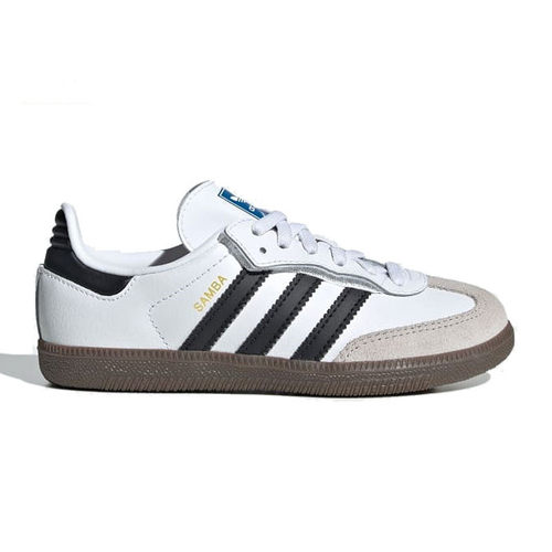滔搏adidas阿迪达斯三叶草小童SAMBA德训鞋低帮运动休闲鞋JQ6391 - 图0