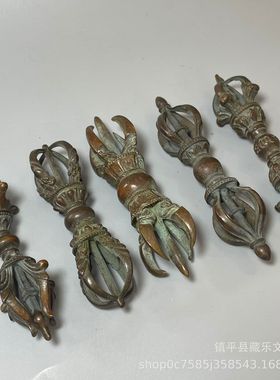 藏传尼泊尔金刚杵三面普