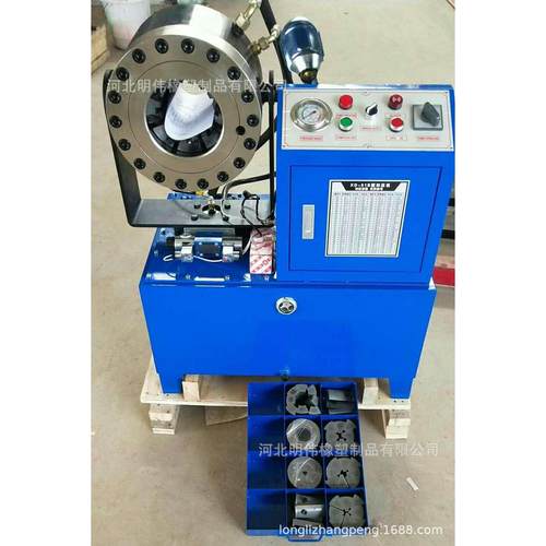 供应立式压管机 钢管缩管机 40 48脚手架管缩头机，大棚管缩头机 - 图0