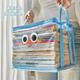 Old book storage box artifact book student book shelf sorting classroom high school book bag dustproof transparent household moistureproof