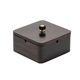 Black walnut light luxury floss box solid wood toothpick barrel desktop home high-end new Chinese style floss storage box with cover
