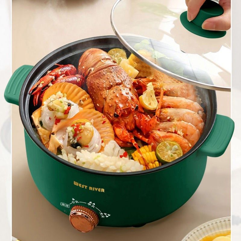 德国电煮锅蒸煮锅家用多功能电饭煲宿舍学生锅电热锅电炒锅不粘锅,淘宝优惠券,粉丝福利购,淘宝优惠卷