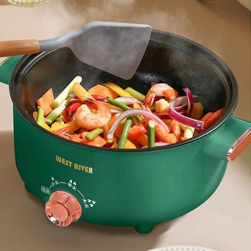 德国电煮锅蒸煮锅家用多功能电饭煲宿舍学生锅电热锅电炒锅不粘锅,淘宝优惠券,粉丝福利购,淘宝优惠卷